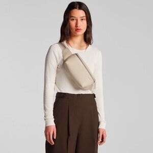 Minimalist Cream Crossbody Sling Bag